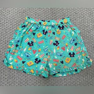 Disney KIDS Teal Play in the Park Shorts -7/8 RARE. LIMITED EDITION